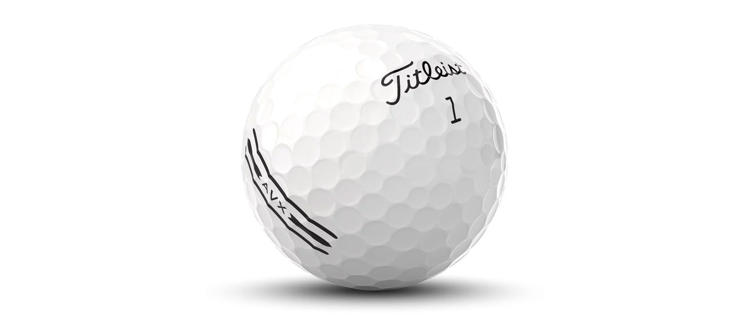 Titleist AVX Weiss 12 Stück - lose Bälle - Keine Lakeballs - golfballversand