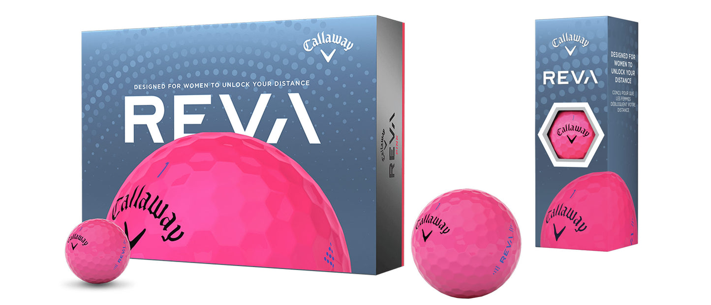 Callaway Reva Pink 12 Stück - golfballversand