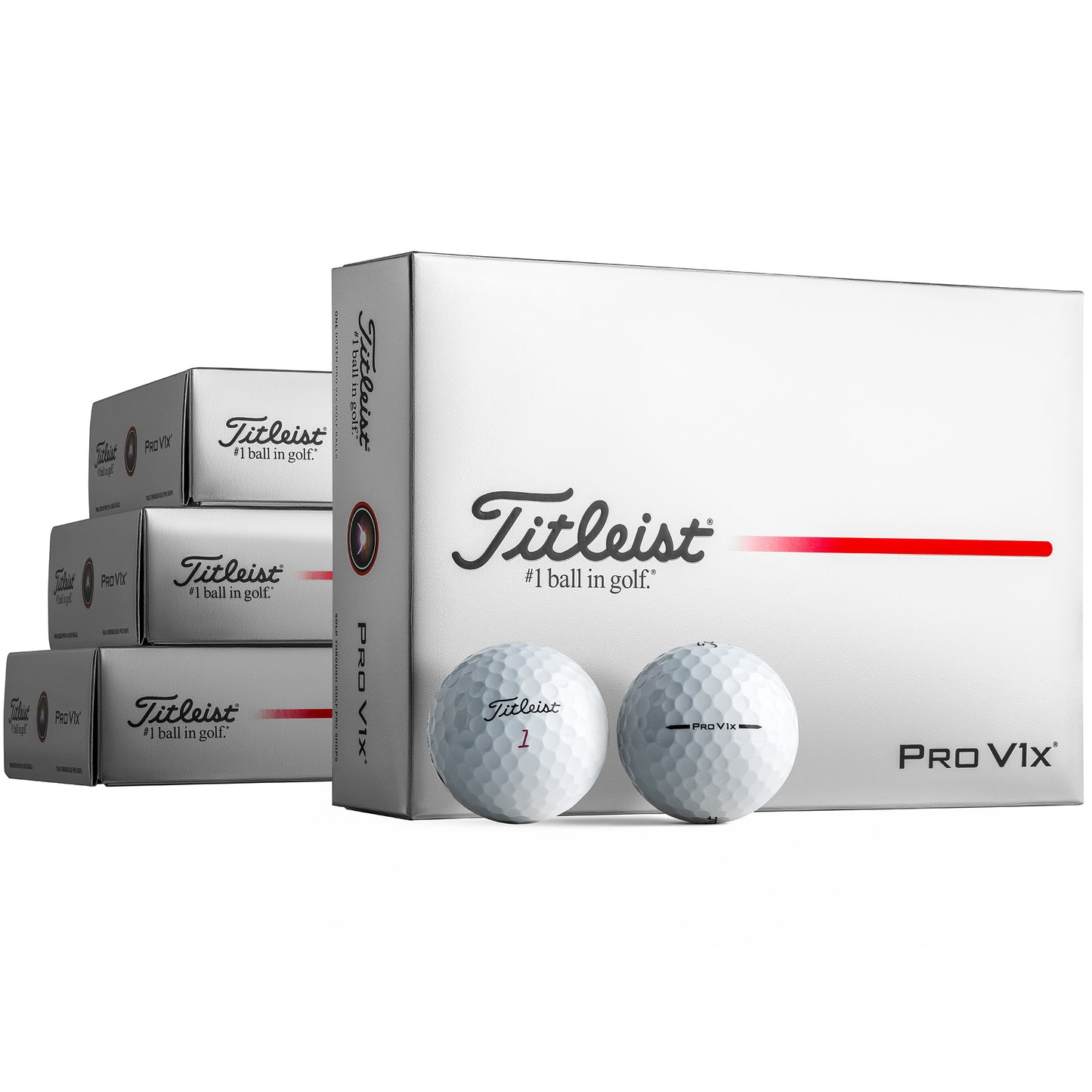 Titleist Pro V1x Weiss 3+1 Dutzend Gratis