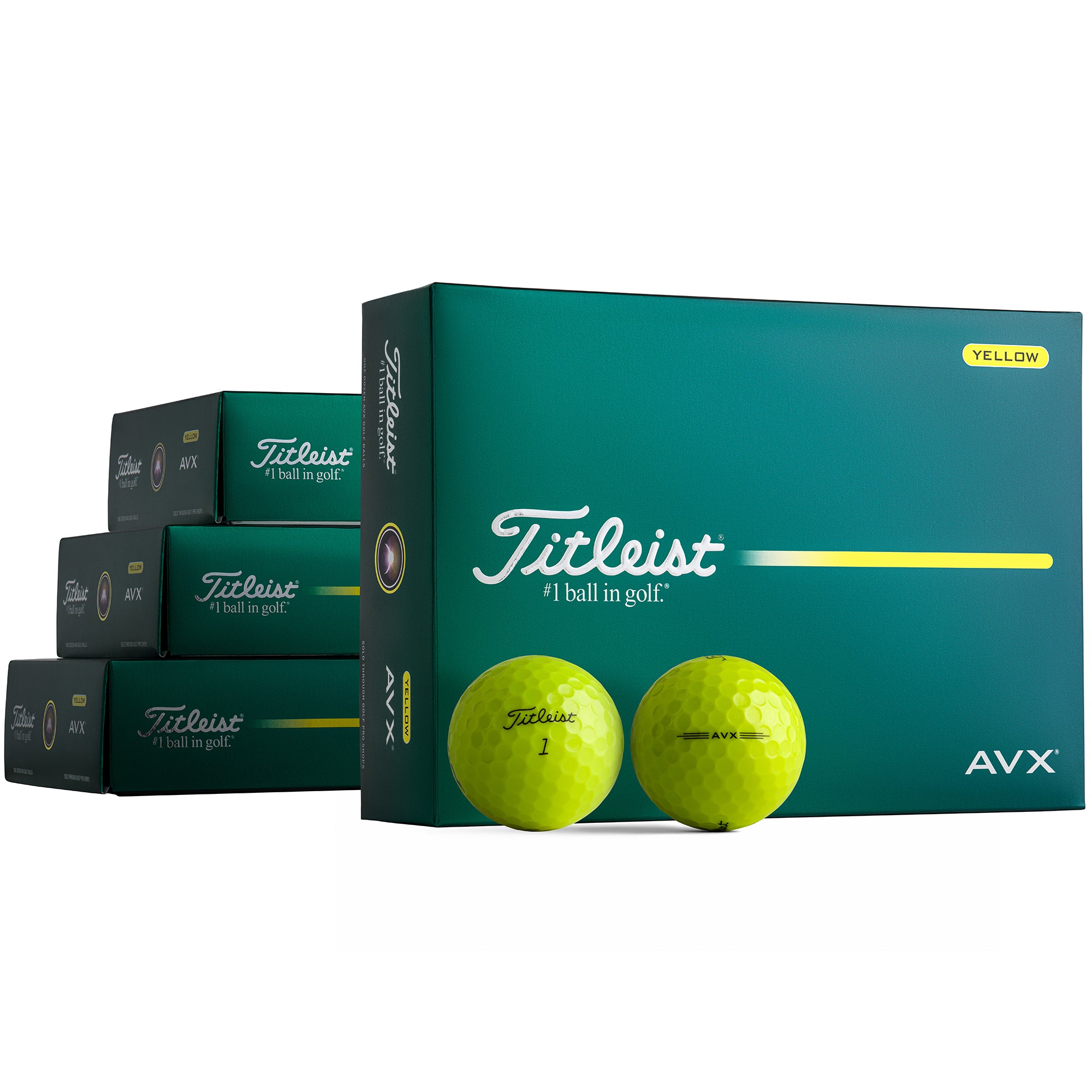 Titleist AVX Gelb 3 + 1 Dutzend Gratis