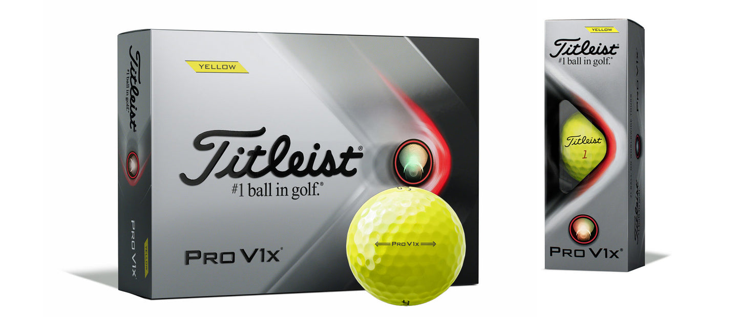 Titleist Pro V1x Gelb 12 Stück