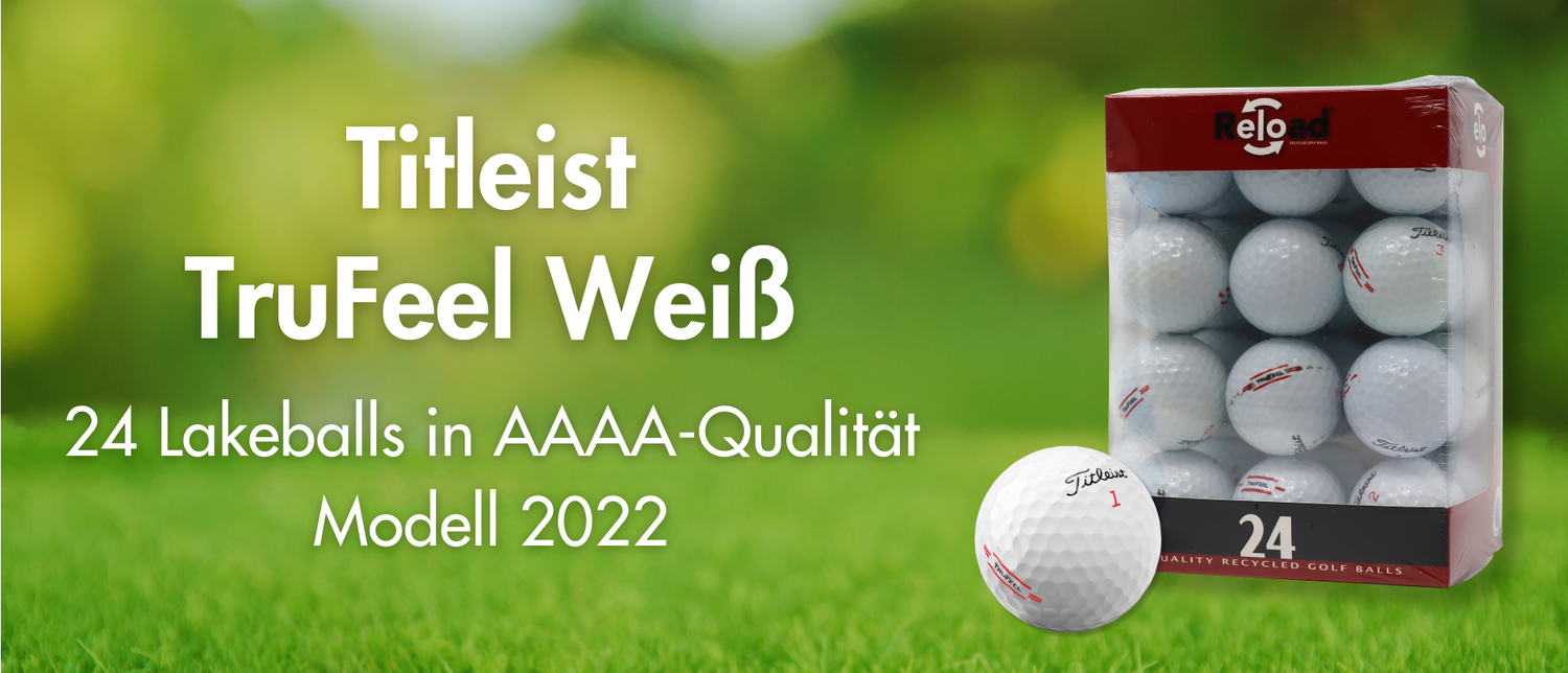 24 Titleist TruFeel Weiß Lakeballs Modell 2022 - golfballversand